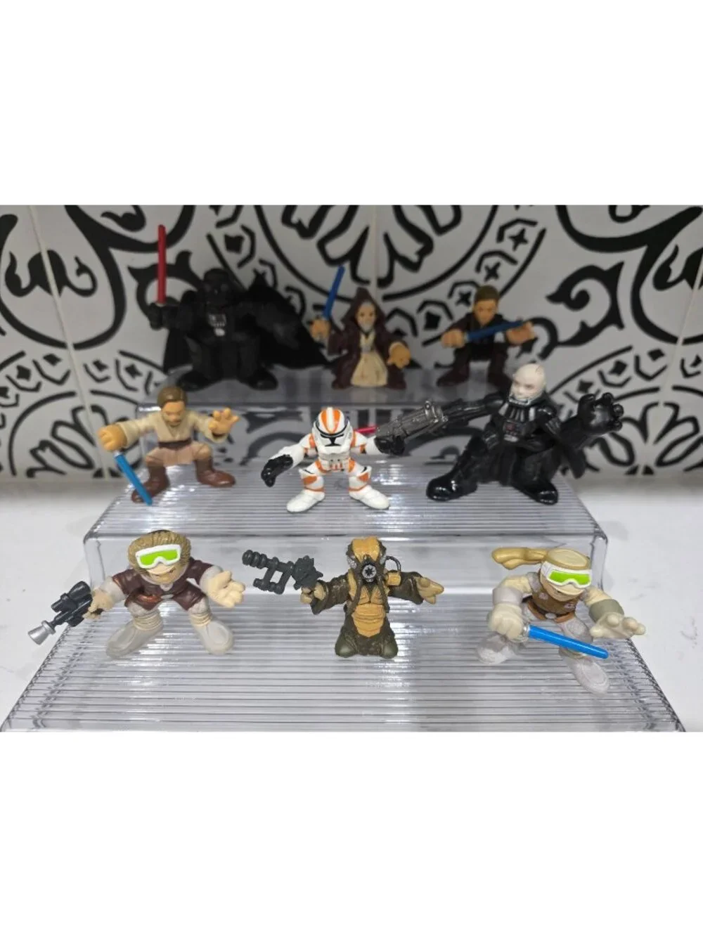 Playskool Star Wars Galactic Heroes Clone Wars 2 inch figures lot